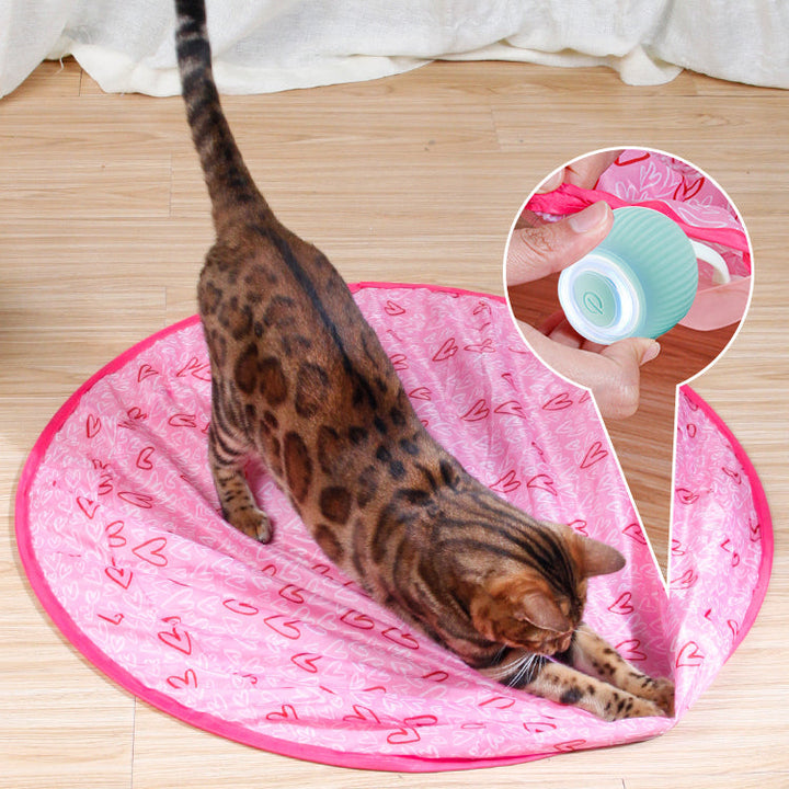 Automatic smart cat toy, perfect for solo play and mental enrichment for kittens.