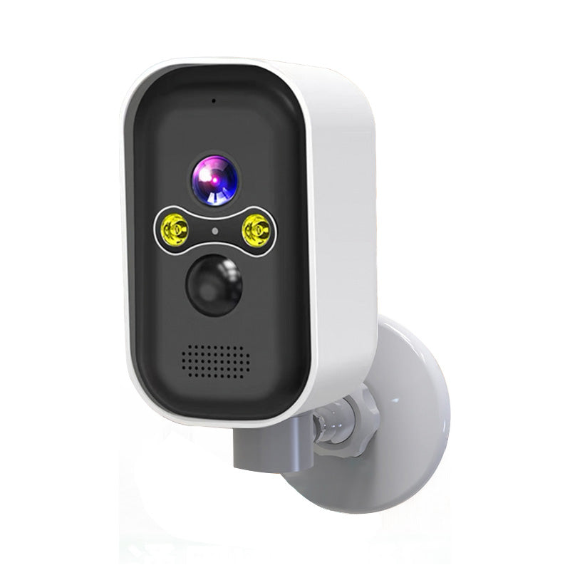 Home Surveillance Camera capturing a clear image of a pet playing indoors, showing wide-angle view