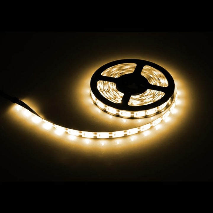 Under-cabinet LED strip light with smart motion sensing for kitchen or bedroom, battery powered