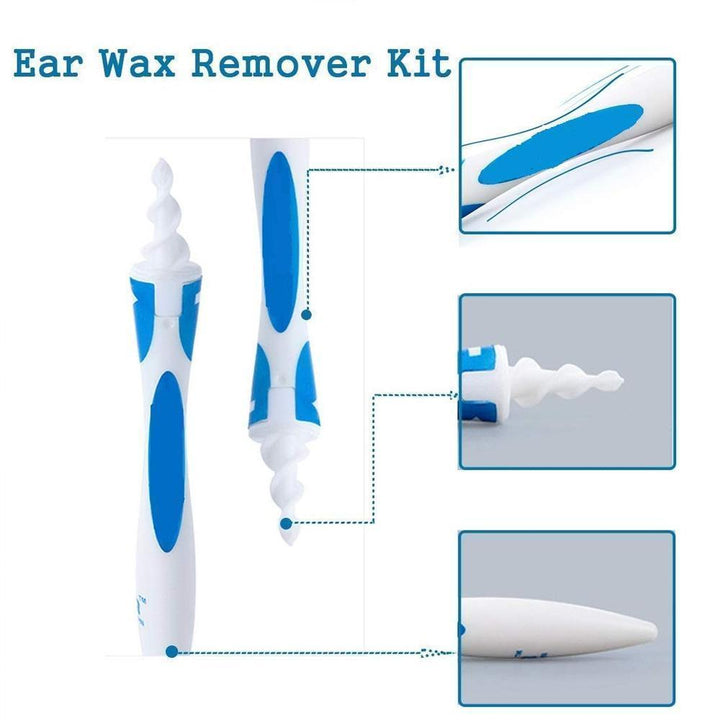 Image showing the ergonomic design of the Smart Spiral Ear Cleaner for comfortable personal care