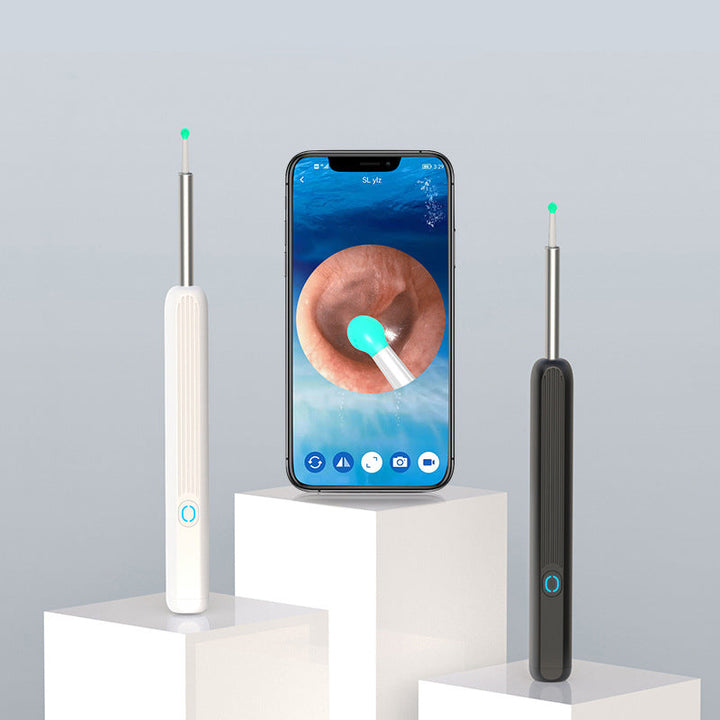 Smart visual ear cleaner with HD camera and wireless connectivity for safe wax removal and hygiene.
