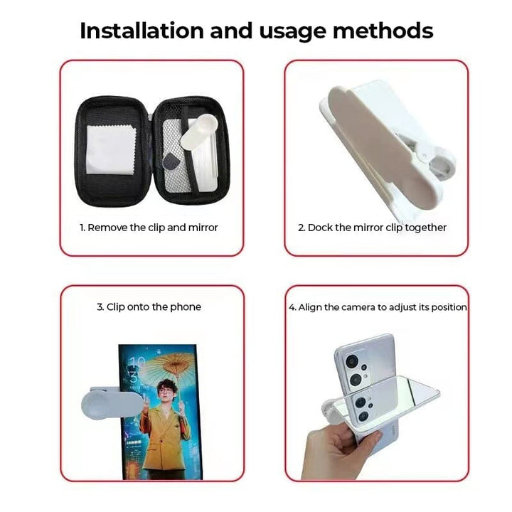 Innovative smartphone reflector, enhances light for better vlogging & photography