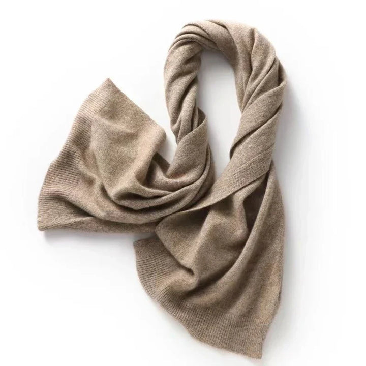 Versatile women's wool shawl wrap in cream, camel, blue. Elegant & cozy accessory for any occasion.