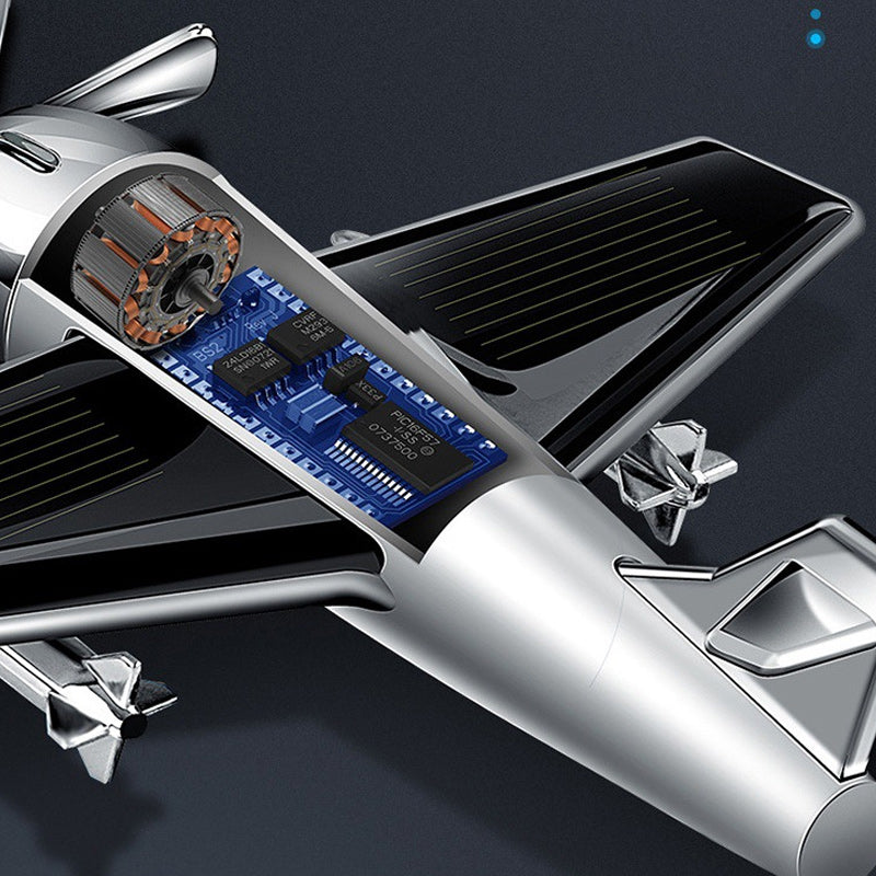 Compact solar airplane car diffuser for home fragrance, unique car accessory and aromatic device