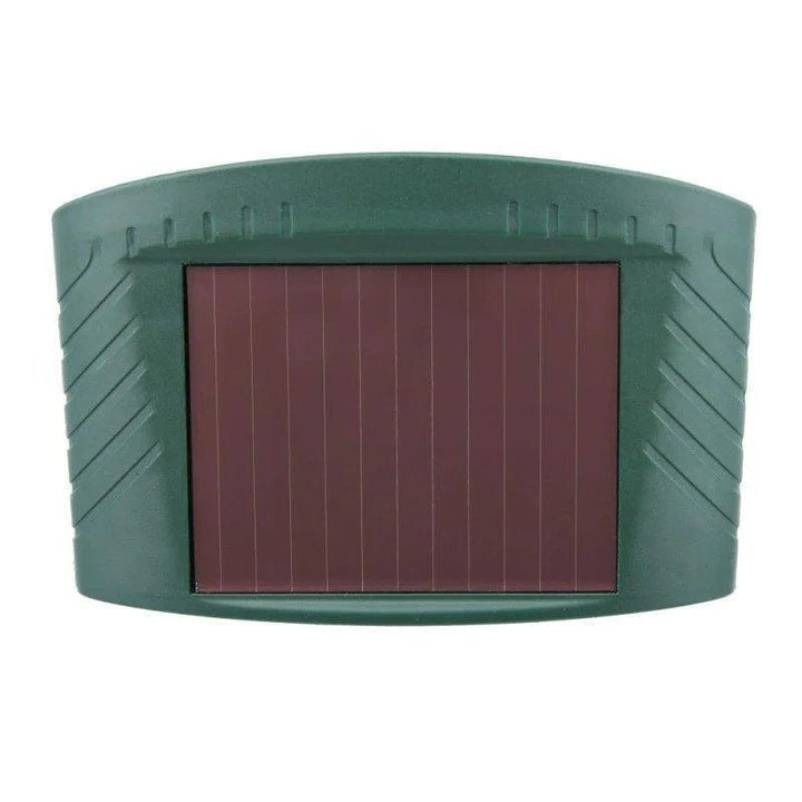 Motion-activated, waterproof ultrasonic animal repeller 4-pack for effective outdoor pest control & security.