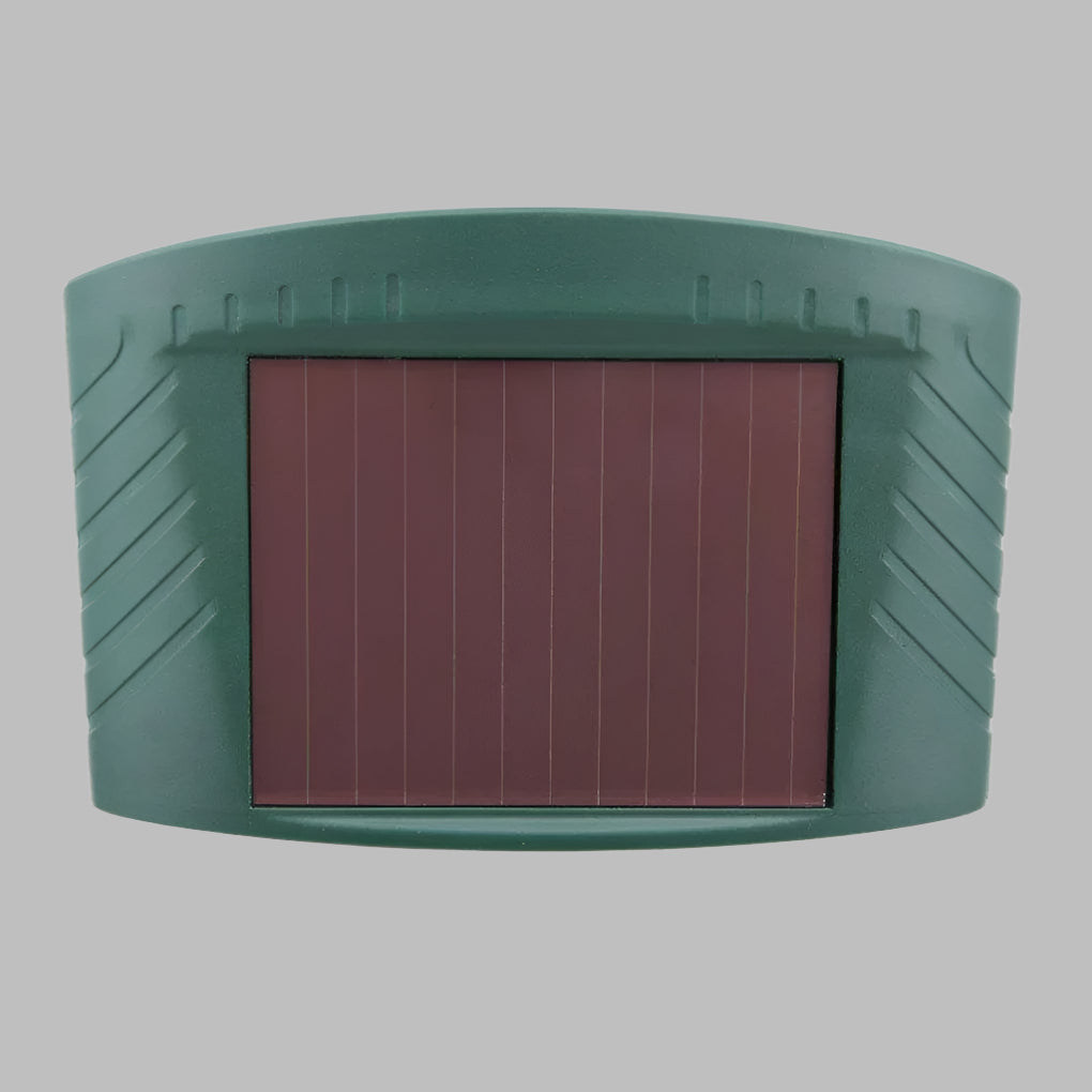Humane ultrasonic rabbit repeller. Solar animal deterrent provides effective, safe garden & yard protection.
