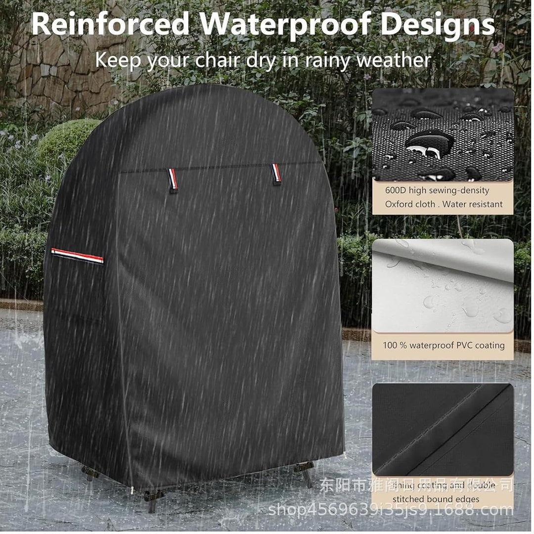Maximize longevity of your egg chair with this waterproof, double-zippered outdoor cover.