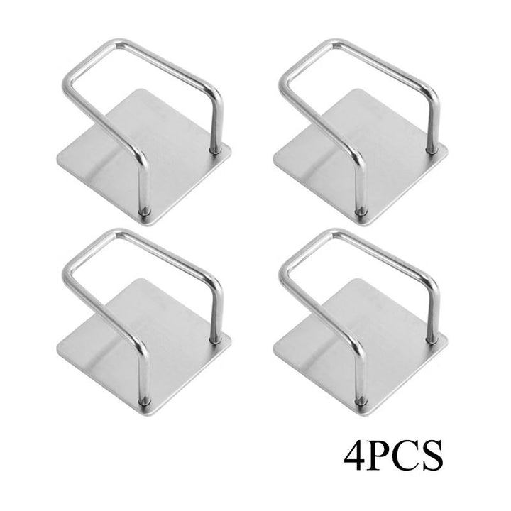 Close-up of modern self-adhesive sponge holder, perfect for decluttering kitchen sinks