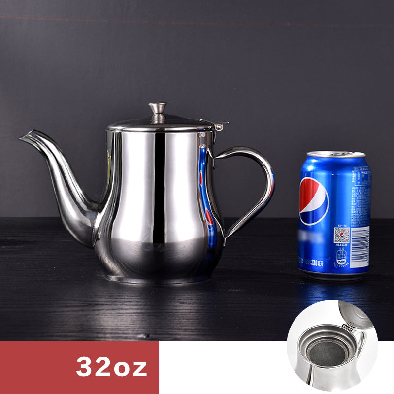 Professional-grade stainless steel oil dispenser, built for durability and efficient oil management in kitchens.