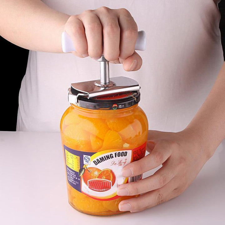 Stainless steel universal jar opener for kitchens, adjustable and easy grip aid for arthritis