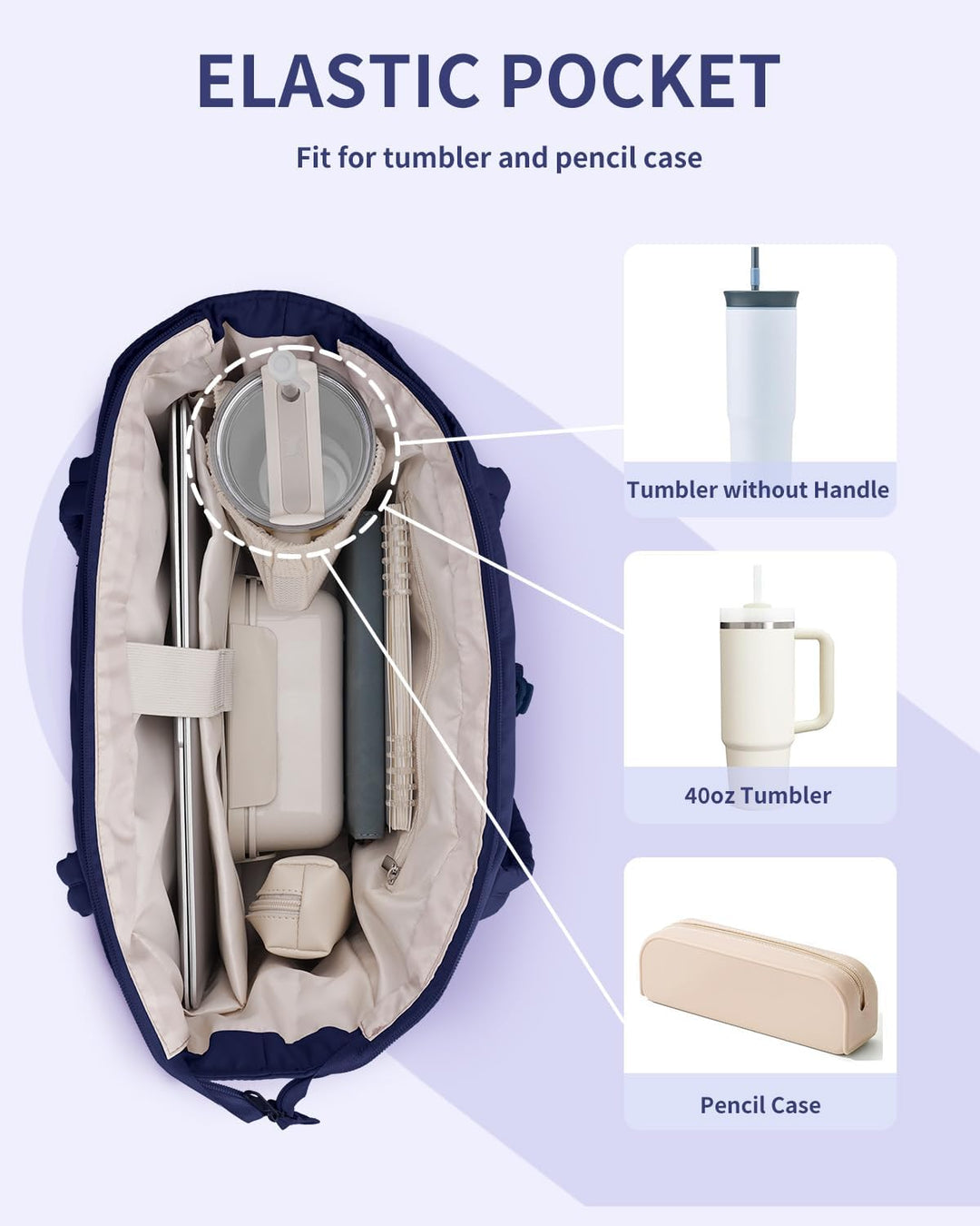 Pink travel-ready puffer tote, a stylish women's bag featuring a cup holder.