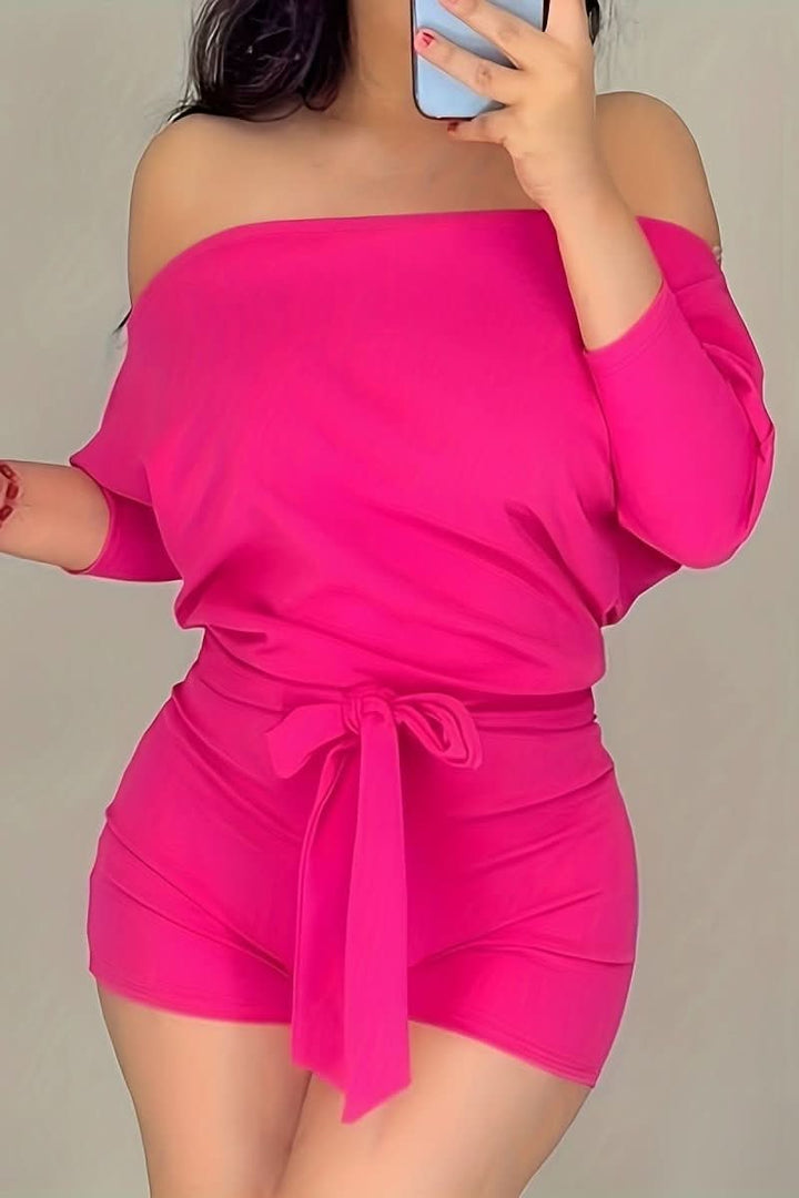 Stylish women's batwing jumpsuit, perfect for comfortable casual wear & effortless everyday elegance. Chic one-piece.