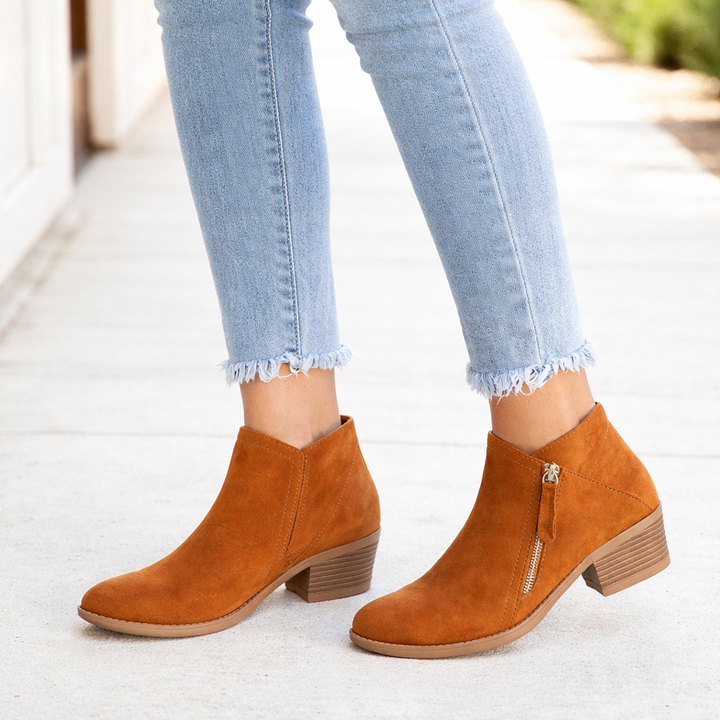 Stylish women's orthopedic ankle boots for all-day comfort & foot support. Ideal walking boots for fall & winter.