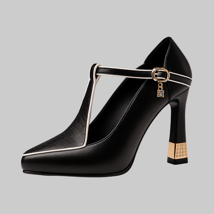 Stylish women's orthopedic heels for all-day comfort. Elegant design with support for extended wear.