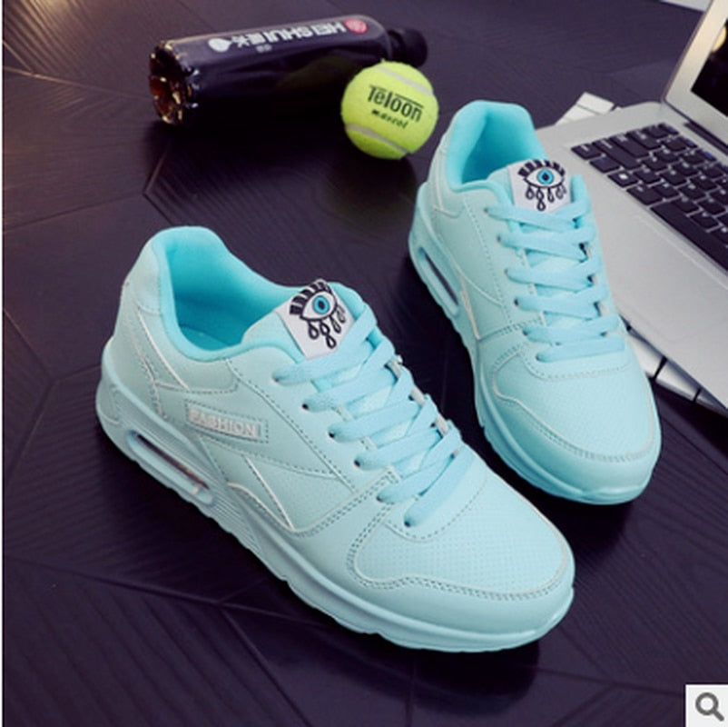 Stylish women's Valencia chunky platform sneakers. Vegan leather, trendy design, comfortable streetwear footwear.