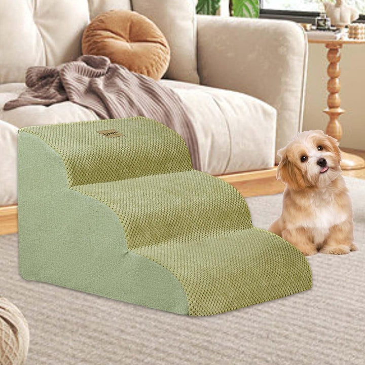 Dog stairs designed for senior pets, providing joint support & easy access to beds or couches.