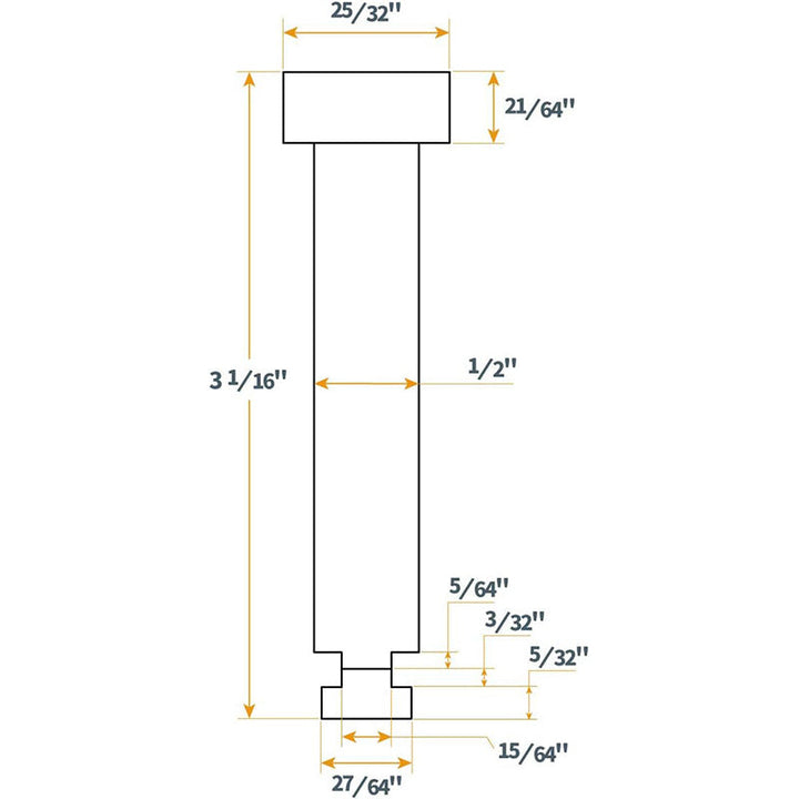 Detailed view of a T-Track Woodworking Clamp's components, showcasing robust design for carpentry.