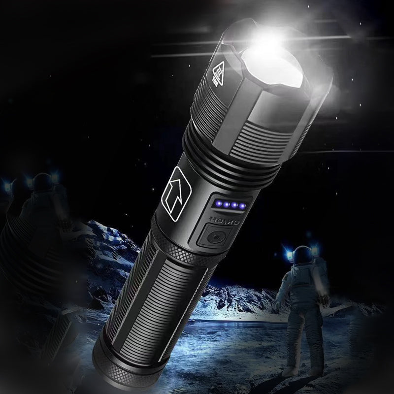 Tactical waterproof high lumen LED flashlight, perfect for camping & survival Gear