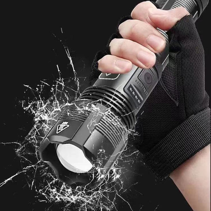 LED tactical flashlight, a waterproof and high lumen essential for camping & outdoor