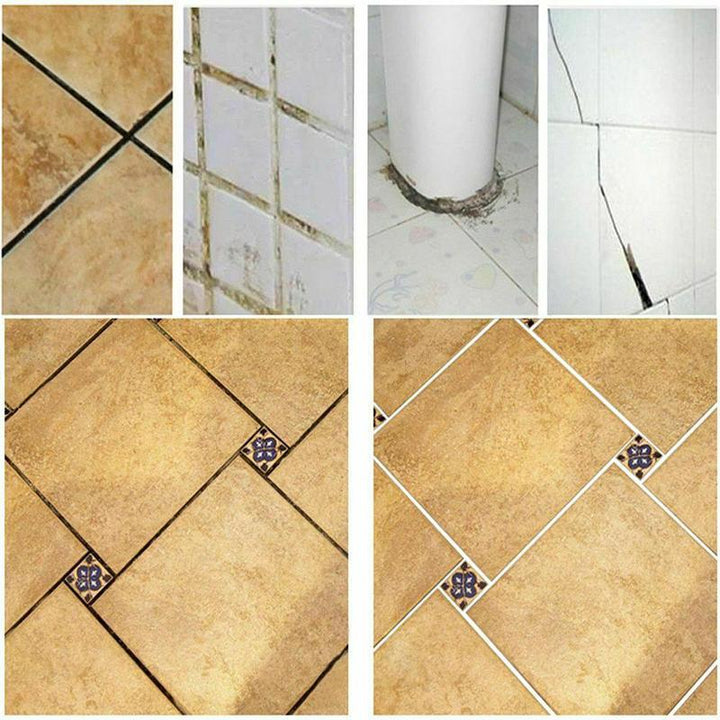 Tile repair kit featuring Tile Gap Repair Filler & Sealer, ready for home renovation projects.