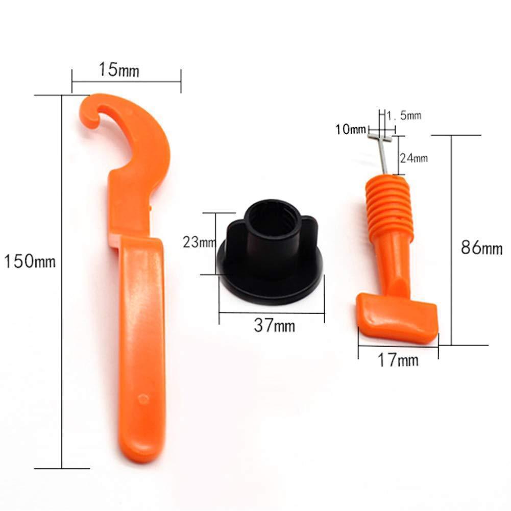 Ergonomic tile leveling pliers, designed for comfortable and precise tightening of wedges during tiling.