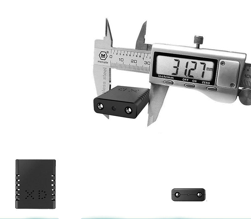 1080P HD nano hidden camera with crisp night vision, audio, and motion detection for peace of mind.