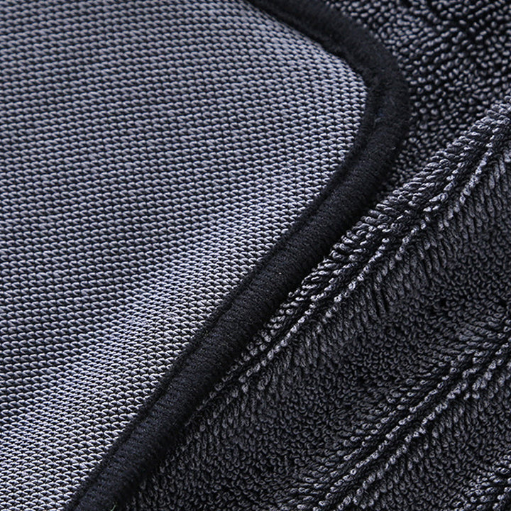 Blue twist pile microfiber drying cloth, essential cleaning tool for cars & home