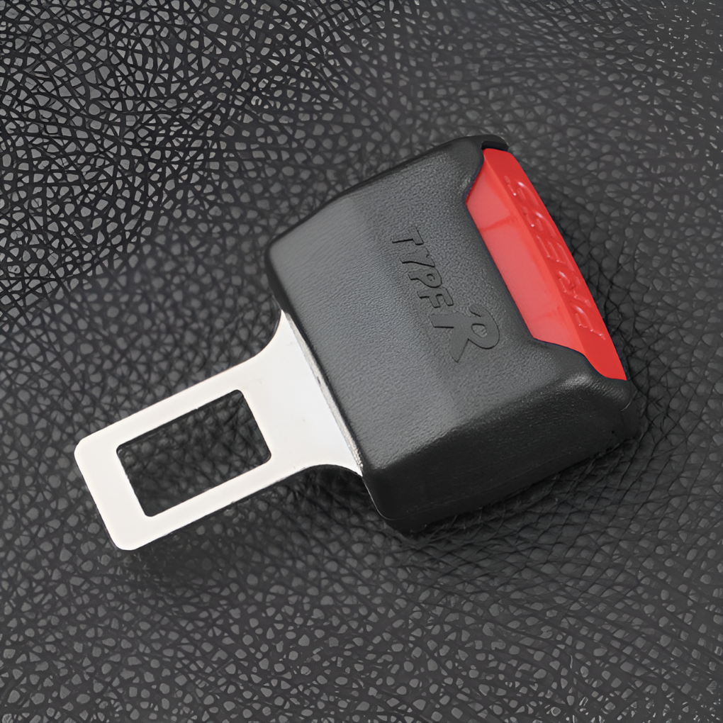 Easy-to-install black car seat belt extenders (2-pack) for added length, comfort & secure travel.