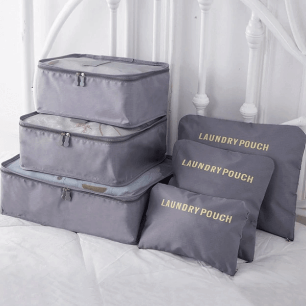 Travel essentials: passport & efficient packing cube set. Ready for your next adventure.