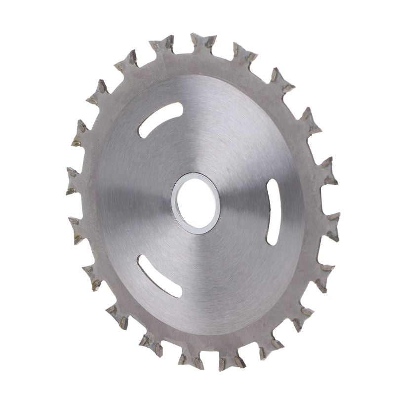 Two industrial-grade carbide circular saw blades, 8.5-inch diameter, compatible with most saws