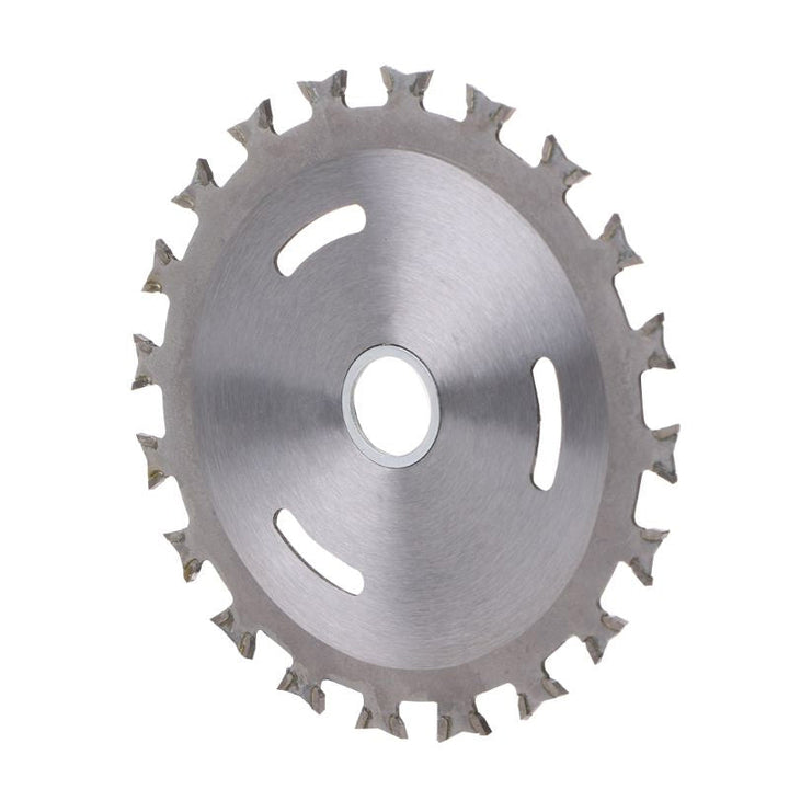 Two industrial-grade carbide circular saw blades, 8.5-inch diameter, compatible with most saws