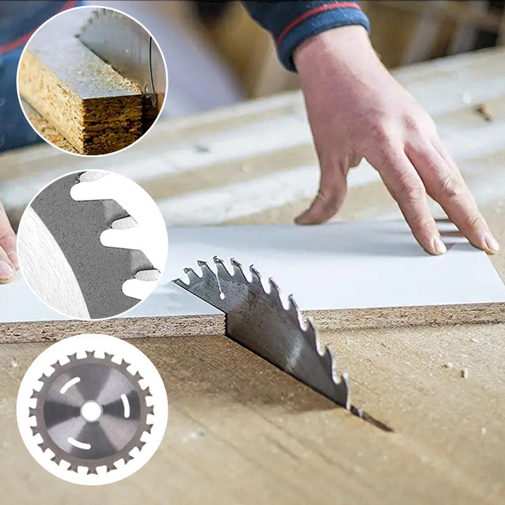 Carbide-tipped circular saw blade, 40 teeth, optimized for fast and accurate crosscuts and rip cuts