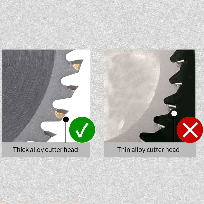 Carbide-tipped circular saw blade 2-pack for general purpose cutting, high-performance woodworking