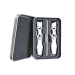 Silver Flat + Beveled + Glass Set