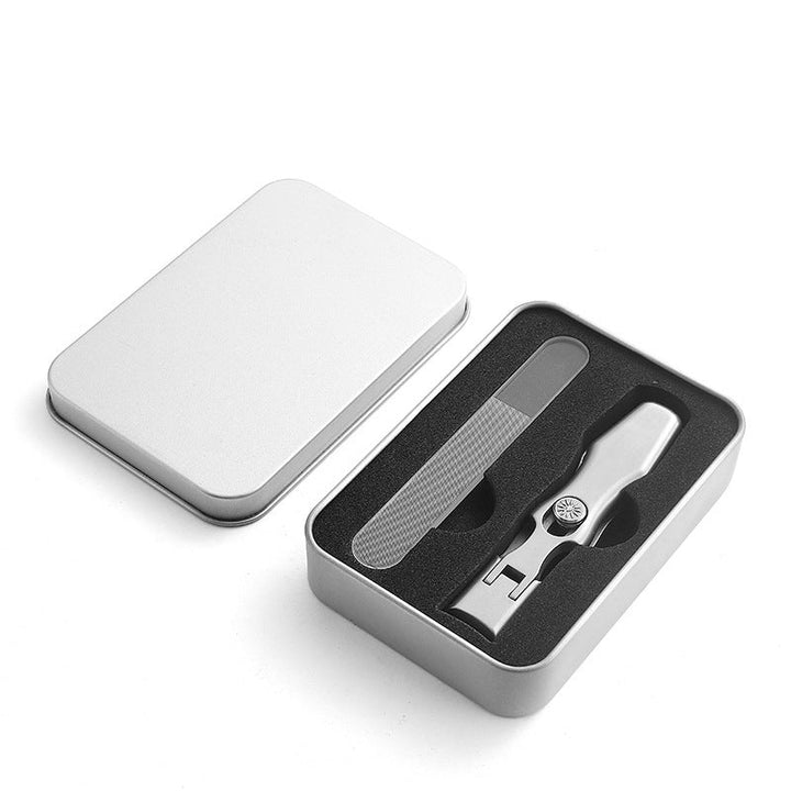 Set of ultra-sharp wide jaw nail clippers, a premium grooming essential for thick nails, designed for durability