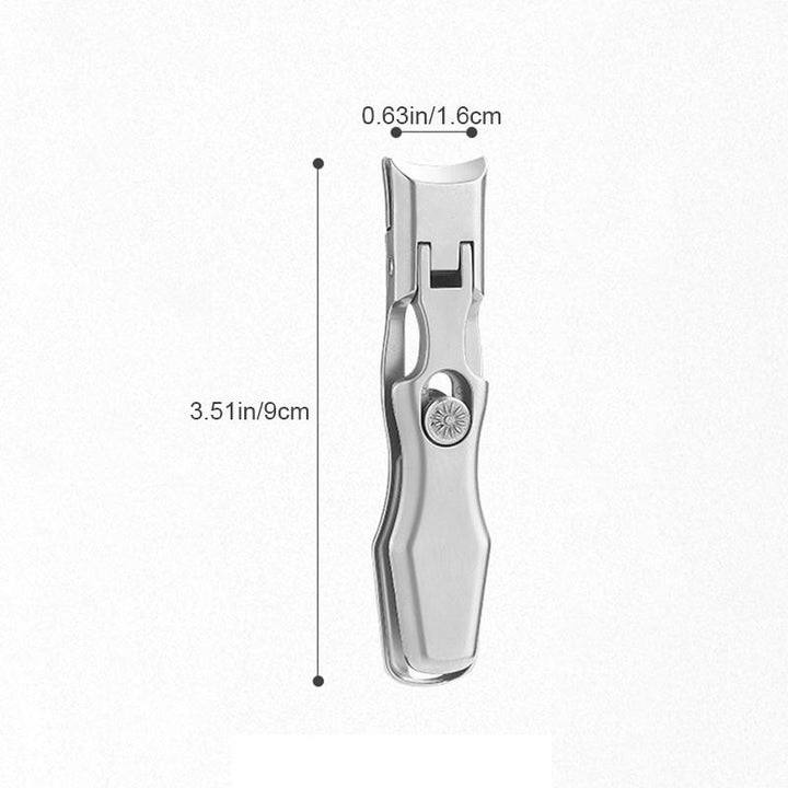 Durable stainless steel nail clippers with an extra-wide jaw, specifically for thick toenail and fingernail care