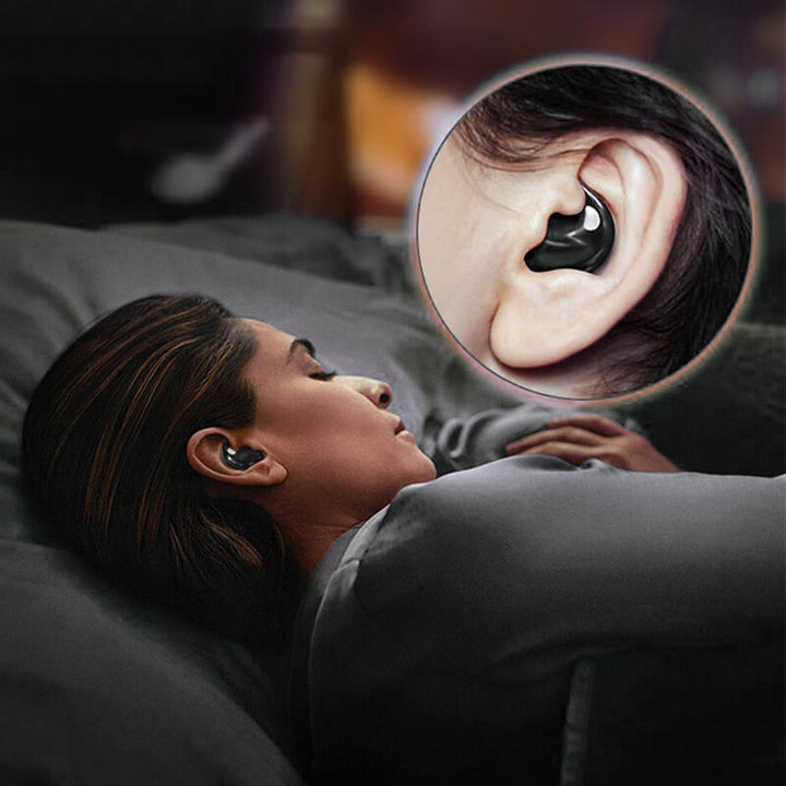 Premium wireless sleep headphones, ultra-thin & comfortable, ideal for side sleepers seeking noise cancellation.