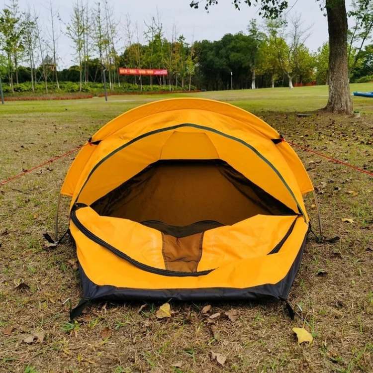 Waterproof & windproof ultralight solo backpacking tent, providing reliable outdoor shelter for hikers.