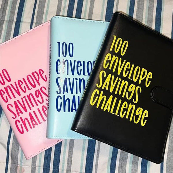 Unisex 100 Envelope Money Savings Challenge Binder, a financial planner for budgeting and cash savings