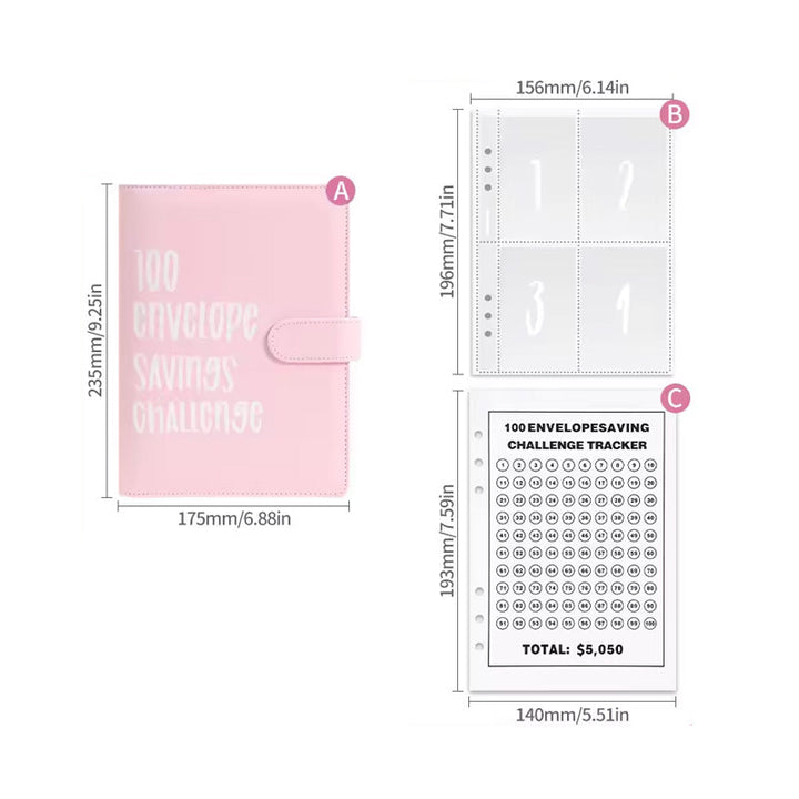 The 100 Envelopes Money Saving Challenge Kit, a practical tool for financial independence