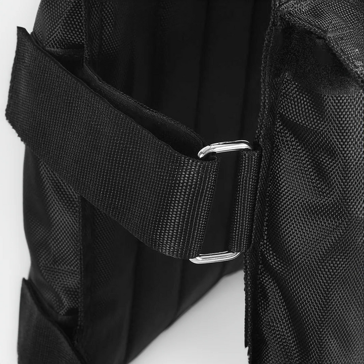 Performance training with this 110 lb adjustable weighted vest. Enhance strength, endurance & muscle building workouts.