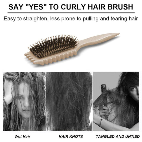 Hair care essentials: 3-in-1 brush for defining & detangling hair