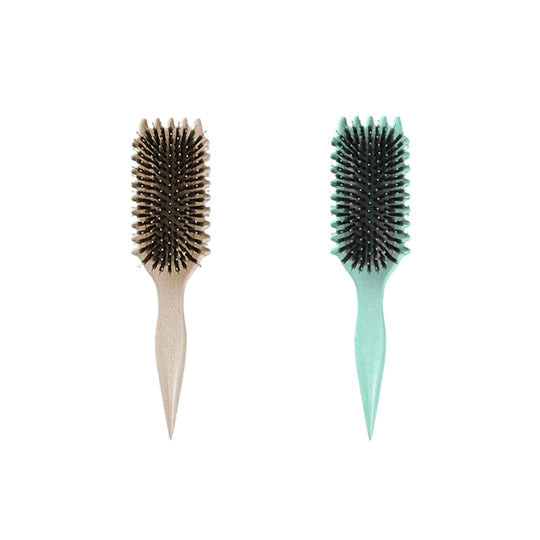 Beauty accessory: unisex hair brush for defining & seamless detangling