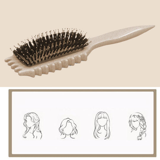 Hair brush for all hair types, defining, styling, and detangling