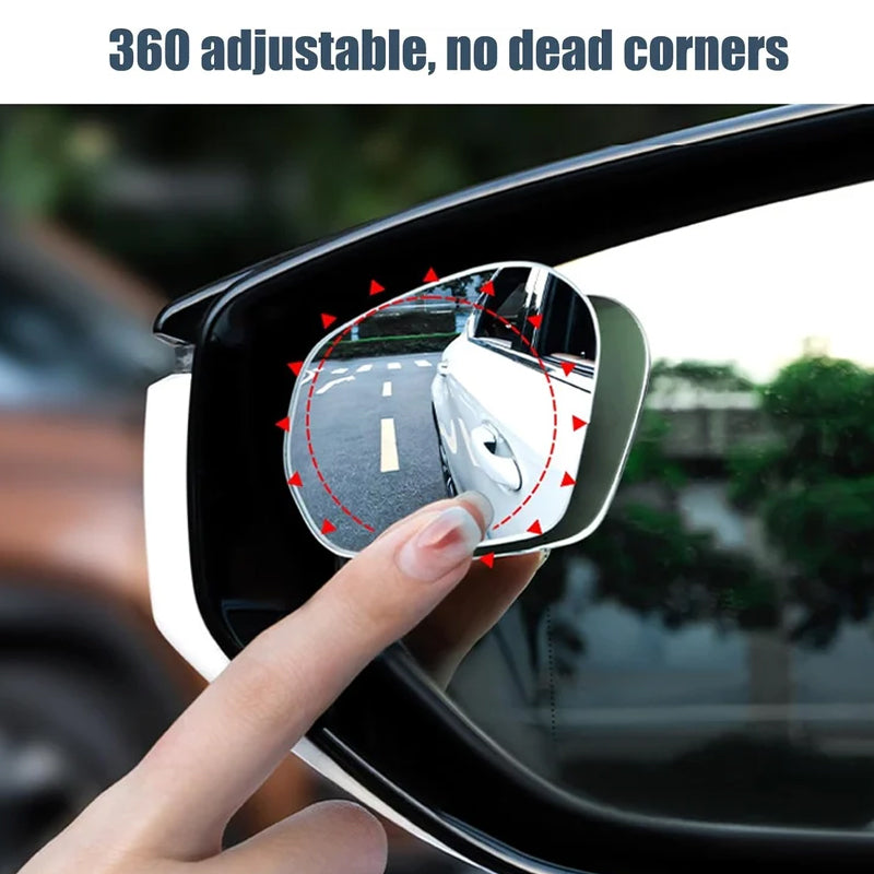 Unisex 360° wide angle HD blind spot mirror for vehicle safety