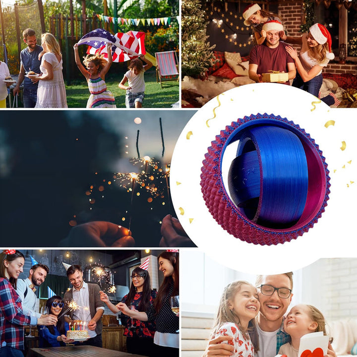 Close-up of the intricate rings of the Unisex 3D Concentric Fidget Ball Toy