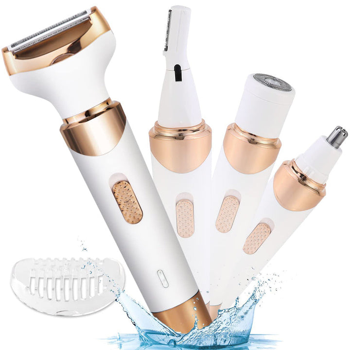 Close-up of the electric shaver head for smooth, comfortable shaving for men and women