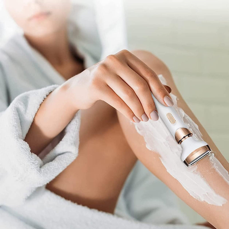 Portable USB rechargeable trimmer for precise hair removal, suitable for all genders