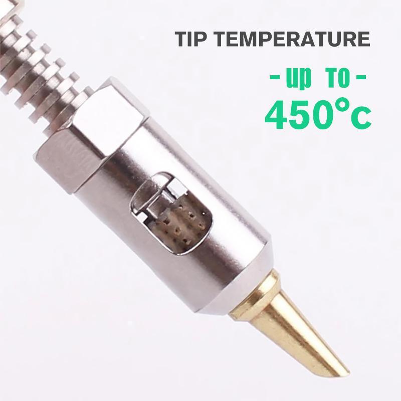 Butane soldering iron kit with interchangeable tips, great for intricate work