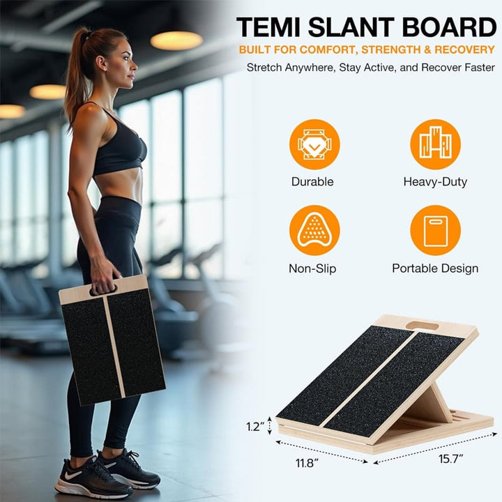Multi-angle adjustable balance board, versatile fitness equipment for home or gym